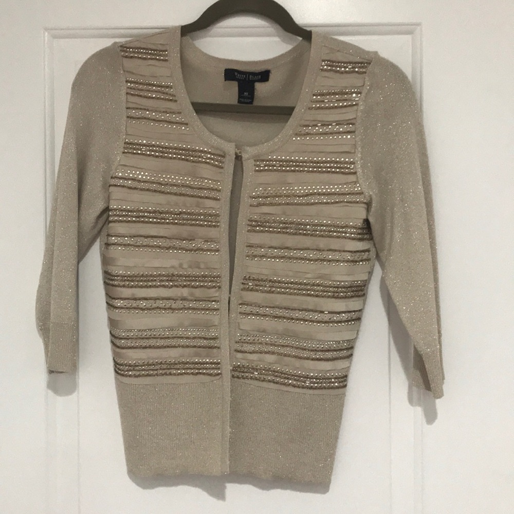 Shimmer Beaded Cardigan